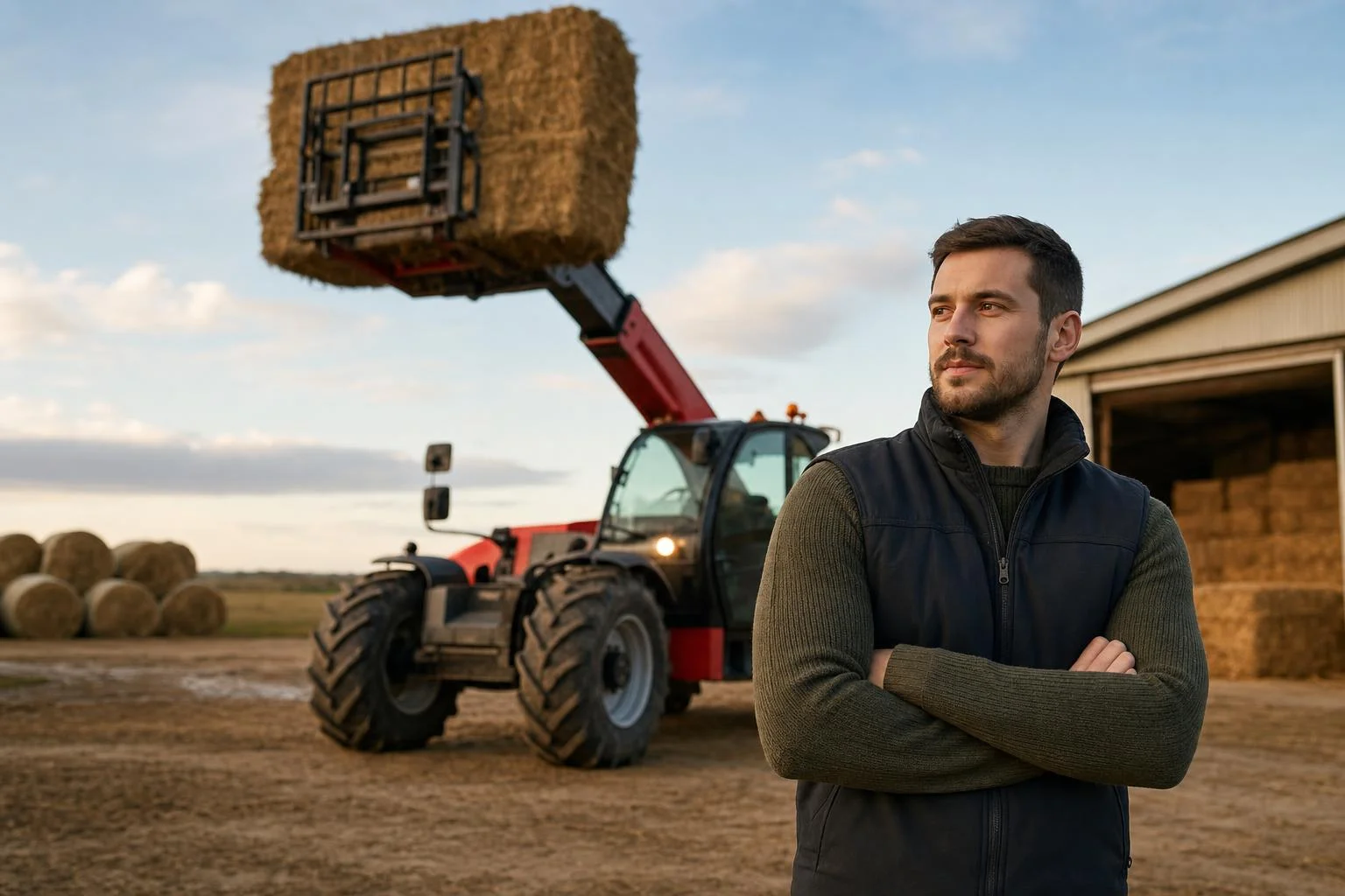 Kako odabrati telehandler prema visini dizanja i nosivosti: vodič za poljoprivredna gospodarstva